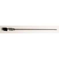 Digi-Sense Temperature Probe, Type J, 6" L, 1/8" Dia, Fg, Stripped Leads, 1/8" Comp