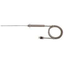 Digi-Sense Type-J, All SS Probe, Mini-Connector, 8" L, .125 Dia, Grounded
