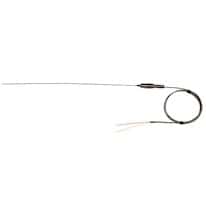Digi-Sense Type-K, Hi-Temperature 12" L, .040" Dia Probe, Sripped Ends, Grounded, 3ft 24 -Gauge 