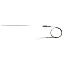 Digi-Sense Type-T, High-Temperature Wire Probe, 25" Length, 0.063" Diameter, Stripped Ends, Grounded, 3 ft 24-Gauge Cable