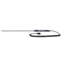 Digi-Sense Type-J, Extra-Long Stainless Steel Probe, Mini-Connector, 10" Length, 0.125" Diameter Tip, Ungrounded