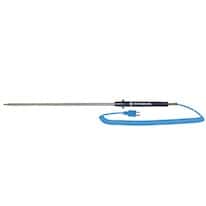 Digi-Sense Type-T, Extra-Long Stainless Steel Probe, Mini-Connector, 10" Length, 0.125" Diameter Tip, Ungrounded