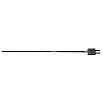 Digi-Sense Type-J Ind Detachable PFA-Ctd Probe, Mini-Connector, 8" L, .145 Dia, Grounded 
