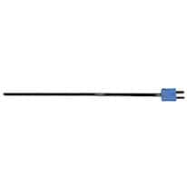 Digi-Sense Type-T Ind Detachable PFA-Ctd Probe, Mini-Connector, 8" L, .145 Dia, Grounded 