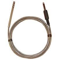 Digi-Sense Surface Temperature Probe, Phono Plug, 1 x 13 / 16" Alum, 10ft PVC Fl x Cable