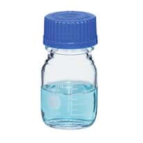 DWK Life Sciences (Kimble) 14395-250 Glass Media Storage Bottle with Polypropylene (PP) Cap, 250 mL, 10/Cs