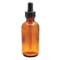 DWK Life Sciences (Kimble) 15040P-30 30 mL Amber Glass Dropping Bottle, Plastic dropper
