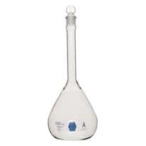 DWK Life Sciences (Kimble) Red Coded Class A Volumetric Flask, 100 mL, 6/PK