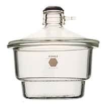 DWK Life Sciences (Kimble) Glass Vacuum Desiccator with Collar, 150 mm