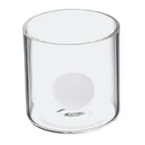 DWK Life Sciences (Kimble) Quartz Crucible and Cover, 50 mL, 49 mm OD X 50 mm H