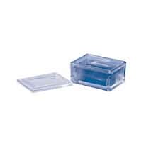 DWK Life Sciences (Wheaton) 900170 Glass Staining Dish and Cover, without Rack; 10-Slide Capacity
