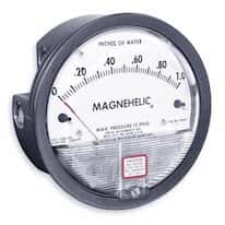 Dwyer 2005 Magnehelic Differential Pressure Gauge, Type , 0 to 5" WC