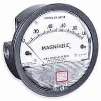 Dwyer 2310 Magnehelic Differential Pressure Gauge, Type , -5 to 0 to 5" WC