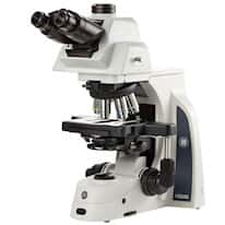 Euromex Delphi-X Observer™ Research Trinocular Compound Microscope, 4/10/40/100x, Brightfield Plan, Ergonomic Head, 100-250 VAC