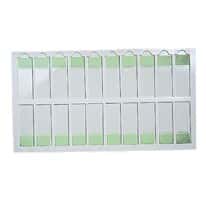 Dynalon Microscope Slide Tray, PVC, Holds 20 Slides; 10/Pk