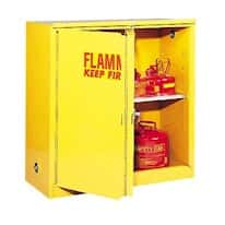 Eagle 1945X Flammable Liquid Safety Cabinet, Sliding Self Close, 2 Doors, 45 Gal