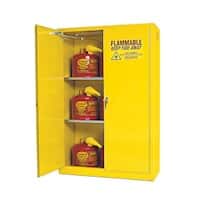 Eagle 4510X Flammable Liquid Safety Cabinet, Self Closing, 2 Doors, 45 Gal