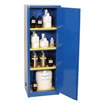 Eagle CRA1923X Metal Acid and Corrosive Safety Cabinet, Space Saver, Manual Close, 1 Door, 24 Gal