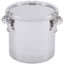 Eagle Stainless Storage Tank with Clip-Down Cover, Stainless Steel, 5.2 Gal