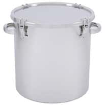 Eagle Stainless Storage Tank with Clip-Down Cover, Stainless Steel, 15.9 Gal