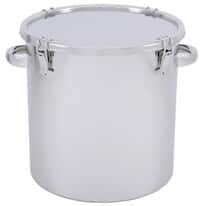 Eagle Stainless Storage Tank with Clip-Down Cover, Stainless Steel, 19.8 Gal