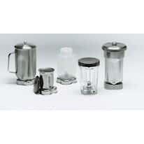 Eberbach 8575 Mini containers with screw SS lids for one-liter blenders; 3 to 20 mL capacity