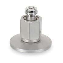 Edwards C105-01-109 Vacuum Pump Fittings, 316L SS adapter, NW 16 to 1/4"VCR(F)