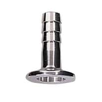 Edwards C105-14-645 Vacuum Pump Fitting, Aluminum Adapter, NW 25 x 3/8" Hose Barb