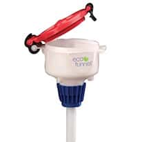ECO Funnel Solvent Safety Funnel with 38-430 mm Cap Adapter; 4" dia.