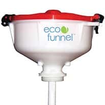 ECO Funnel Solvent Safety Funnel with 2" NPT Fine Thread Cap Adapter; 8" dia.