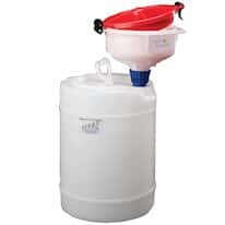 ECO Funnel Solvent Safety Funnel System with 5-gal. Drum, FS-70 (Rieke® 8TPI) Cap Adapter; 8" dia.
