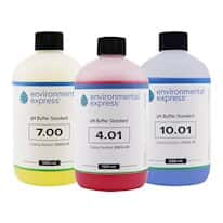 Environmental Express Buffer Pack; 10 x 500 mL of each pH 4.01, 7.00, and 10.01