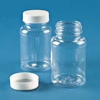 Environmental Express Disposable Sterile Sampling Vials with Thiosulfate, Screw-Top Caps, PS, 120 mL; 100/CS