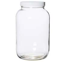 Environmental Express Wide-Mouth Clear Glass Bottle, Level 3, 4000 mL; 4/CS
