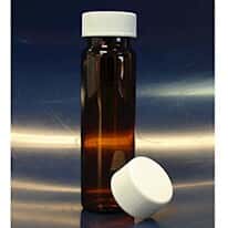 Environmental Express Amber VOA Vials, 40 mL, Septa-Lined Caps; 72/Cs