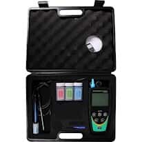 Environmental Express pH 100 Portable pH Meter Kit with Case, pH and Temperature Probes, and Solutions