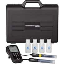 Environmental Express PC260 Waterproof Dual-Channel pH, ORP, Conductivity, TDS, Resistivity, and Salinity Handheld Meter Kit