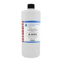 Environmental Express Oakton CERTIFIED CRM pH Buffer, Clear, pH 4, 1000 mL