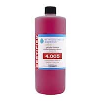 Environmental Express Oakton CERTIFIED CRM pH Buffer, Red, pH 4; 1000 mL