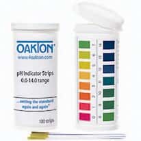 Environmental Express Oakton pH Indicator Strips, 0 to 14, 100/pk
