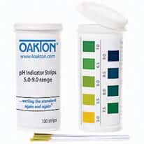 Environmental Express Oakton pH Indicator Strips, 5 to 9, 100/pk