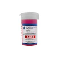 Environmental Express Oakton CERTIFIED CRM One-Shot Buffer Solution, Red, pH 4.005; 6 x 100 mL Vials