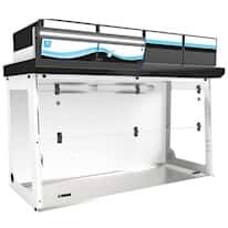 Erlab CaptairFlow 714 Clean Air Enclosure with HEPA Filter and SS Work Surface, 71"; 115V