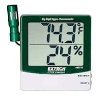 Extech Big Digit Thermohygrometer with Remote Probe