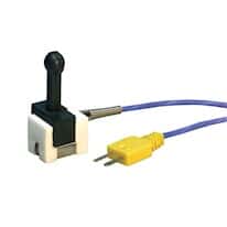 Extech 881616 Type-K, Magnetic Grill Probe, Mini-Connector, 1" x 3/4" Surface