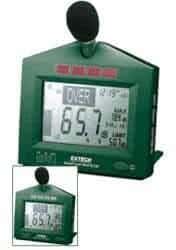 Extech Sound Level Meter with Led Alert and 110V Adapter