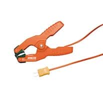 Extech TP200 Type-K, Pipe Clamp Probe with Spring-Loaded Jaw, Mini-Connector, 1/4" to 1-1/2"