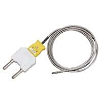 Extech TP875 Type-K, Wide Temperature Range Bead Wire Probe, Mini-Connector with Banana Plug Adapter