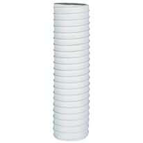 Flexaust WHITE/2"ID/25 FT White Duct for Tubing and Hose, 2" ID