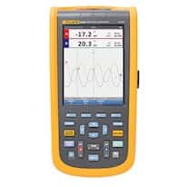 Fluke 124B ScopeMeter Industrial Handheld Oscilloscope, 40 MHz, N America